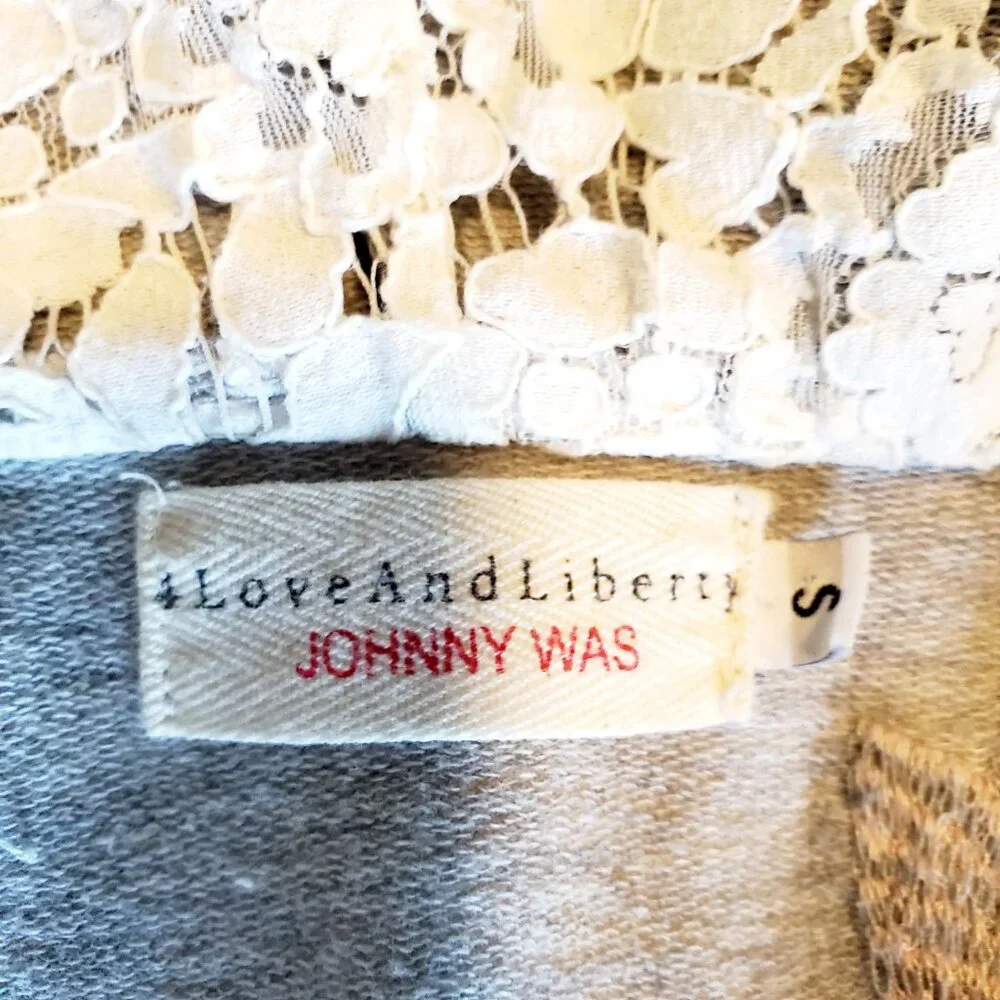 Johnny Was Embroidered Boho Sweatshirt Small Cottagecore Festival - Picture 11 of 15